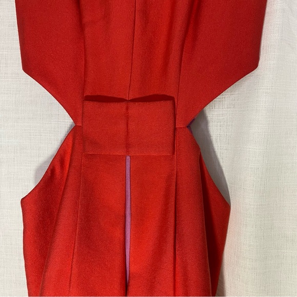 BCBGMAXAZRIA Kathryne Women's Size 4 Poppy Bow Dress $298 - Picture 5 of 15